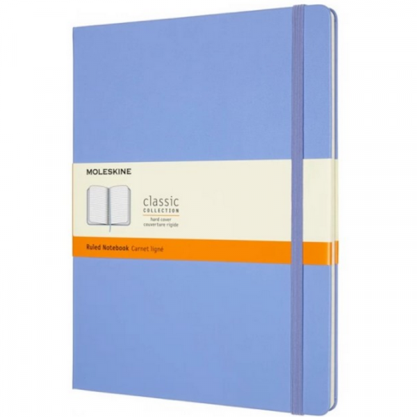 Блокнот Moleskine CLASSIC QP090B42 XLarge 192 л линейка твердая обложка QP090B42 голубая гортензия