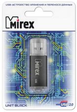 Флешка Mirex Unit 8GB Black 8Гб черный